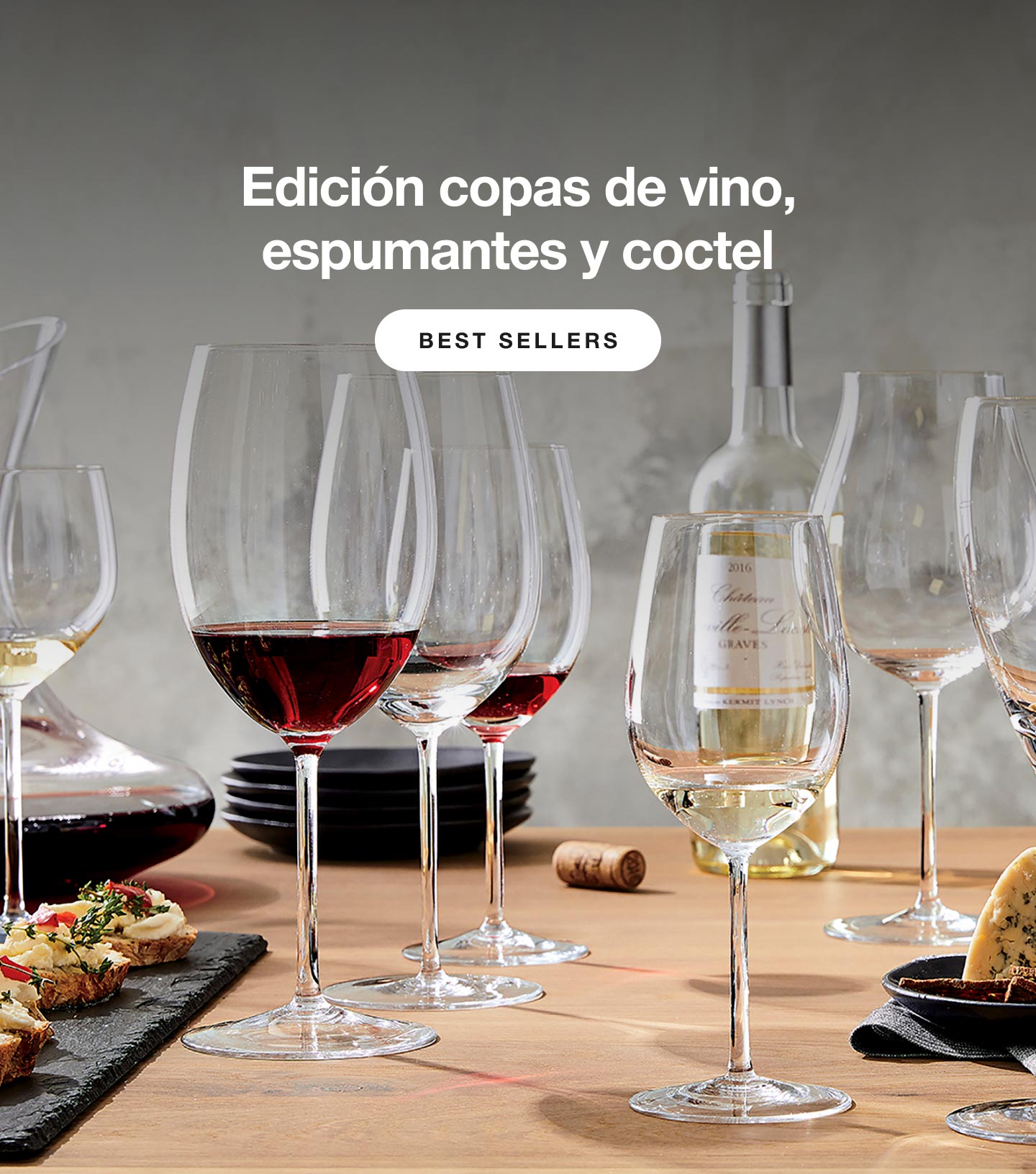 Edición copas de vino, espumantes y coctel